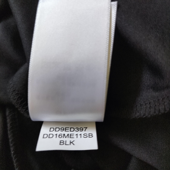 DKNY Women's Black Sleeveless Dress Black Lining Mesh Overlay Zip Back Size 8 - Picture 14 of 16